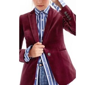 Banana Republic | Burgundy Velvet Blazer